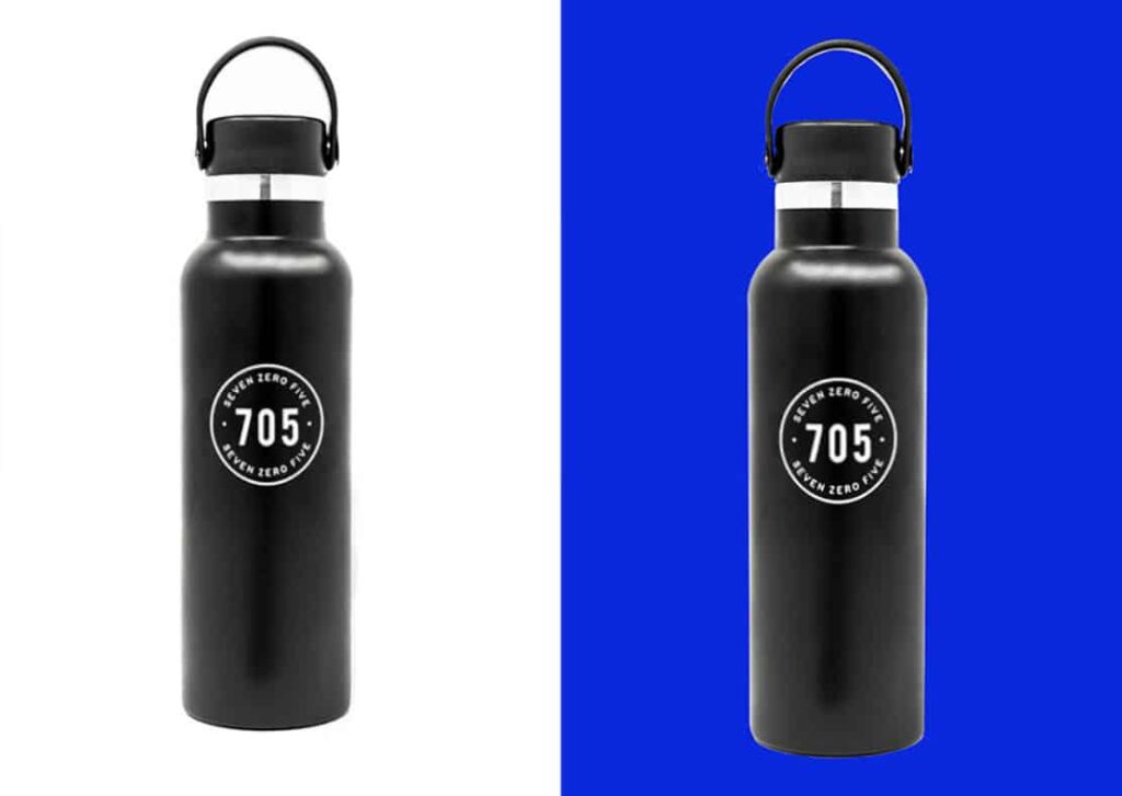 clipping path service product image water bottle